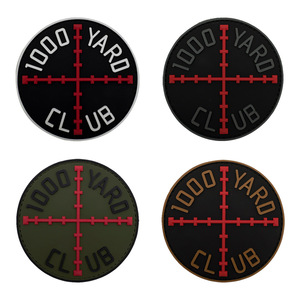 Bestverkochte 1000 Meter Schietclub Geborduurde Pvc Haak En Lus Patches Voor Outdoor Kleding Rugzakken Schoenen Accessoires - Product Image 2