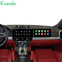 Autoradio Android à double écran de 24.6 pouces pour Porsche Cayenne 2010-2017 Voiture DVD Navigation Radio Unité Principale Multimédia CarPlay GPS