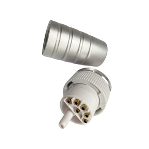 Accessoire pour appareil de beauté, poignée ADBZ047, PVC blanc, contact en cuivre, connecteur à 6 broches à terminaison parallèle - Product Image 3