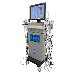 2025 Hot 14 1 Microdermabrasion Oxygen Jet Aqua Facials High Frequency Dermabrasion Facial Machine for Skin Care Diamond - Product Image 5