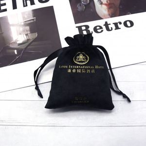 Black Velvet Tarot Card Bag <b>Pouch</b> logo Jewelry Velvet Watch <b>Pouch</b> Black Velvet <b>Drawstring</b> <b>Pouch</b> Bag - Product Image 2