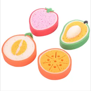 Fruit Shape PU Sponge Scourer Kitchen Cleaning Sponge