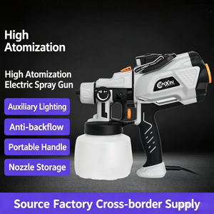 Cnxin Electric Paint Spray Gun 1L Cup Automatic Spray Painting <b>Tool</b> For Household Latex Paint - Product Image 5