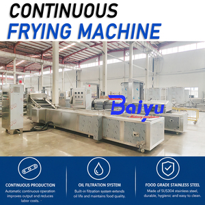 Machine à frire automatique Baiyu pour les nuggets de poulet, les escalopes de poulet, les frites et l'industrie de transformation des aliments congelés - Product Image 1