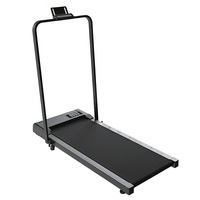 Treadmill Lipat Ringan Oem untuk Kebugaran dan Lari, Alat Jalan Kaki Elektrik untuk Penggunaan di Rumah dengan Pegangan