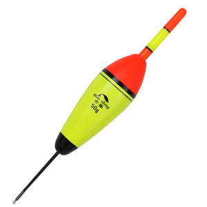 Flotteur de pêche Quan Sheng T Profile 50g, haute visibilité, pour la pêche en eau calme, flotteur vertical en plastique, utilisation en rivière - Product Image 1