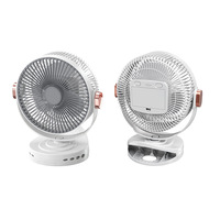 Clip Petit ventilateur de bureau Chargement USB Silencieux et pratique Bureau de 8 pouces Peut clipser Petit ventilateur