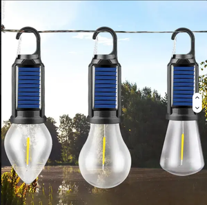 Luces Solares para Tienda <span class=keywords><strong>de</strong></span> Campaña <span class=keywords><strong>de</strong></span> Alta Calidad, Impermeables, Luces LED Colgantes para Acampar, Bombillas Solares para Jardín - Product Image 1