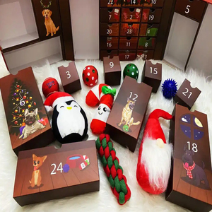 Custom Luxury <strong>Dog</strong> Advent Calendar Pet <strong>Christmas</strong> Countdown Advent Calendar With Treats Cute <strong>Dog</strong> Toy Advent Calendar 24 Days - Product Image 1