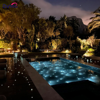 Source de lumière RGBW extérieure résistante aux intempéries, boîtier en acier inoxydable, fibre optique PMMA, kit d'éclairage d'étoiles pour piscine