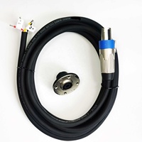 Câble haut-parleur Speakon NL4 4 cœurs de qualité supérieure, cordon audio haute puissance robuste à code couleur