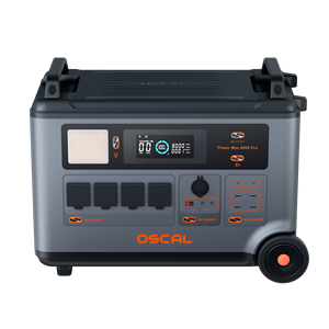 สถานีไฟฟ้าพกพา OSCAL PowerMax 6000 Pro ของ EU กำลังไฟ 6000W ความจุ 3600-57600Wh แบตเตอรี่ LiFePO4 แรงดันไฟฟ้าคู่ 120V/240V พร้อมแอปพลิเคชันควบคุม UPS - Product Image 3