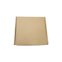 Dossiers en carton ondulé noir mat personnalisés par le fabricant, en matériau recyclé, design pliable, emballage avec logo personnalisé