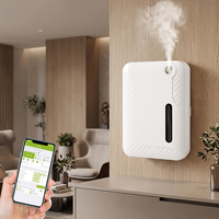 Nouveau diffuseur d'huiles essentielles sans eau, intelligent, contrôlable par application, mural, pour la maison, à piles, diffuseur d'arômes