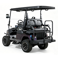 Voiturette de golf électrique avec contrôleur 72V, 4 places, modèle DC-H-F2+2, pour la chasse, avec kit de rehaussement, fournisseur
