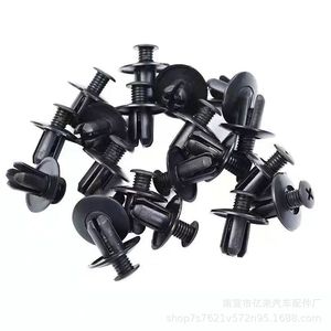 Rivets en plastique nylon 8 mm, vis de fixation, clips de pare-chocs de voiture, clips de garde-boue, clips de carrosserie, accessoires automobiles, noir, usage général - Product Image 5