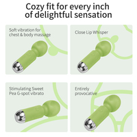 Mini vibromasseur pour stimulation du point G et du clitoris, rechargeable par USB, étanche IPX5, 10 fréquences, masseur érotique féminin