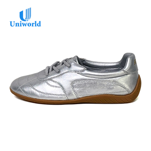 Fournisseur direct du Vietnam sur Alibaba | Baskets Allemandes Femme - Chaussures plates rétro minimalistes Y2K à <span class=keywords><strong>semelle</strong></span> <span class=keywords><strong>fine</strong></span> pour femme, idéales pour le bureau et la marche - Product Image 2