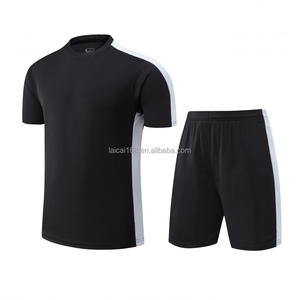 Maillots de football rétro 26-27 en gros, personnalisables, respirants, à séchage rapide, en polyester, à manches courtes, unisexe, vêtements de sport - Product Image 4