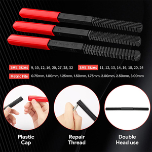 ชุดเธรดหลัก49ชิ้นเครื่องมือเธรด UNC UNF & เมตริกแม่พิมพ์เป่าสำหรับกรณียานพาหนะชุดเธรด Chaser - Product Image 5