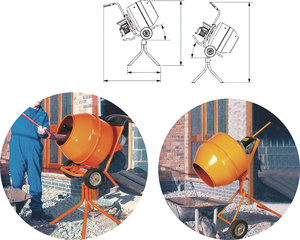 mobile betonmischer für 2 meter tragbar kleine elektrische mini-zementbetonmischer - Product Image 4