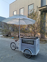 Chariot de tricycle alimentaire Tricycle électrique Chariot de nourriture Vélo alimentaire Business