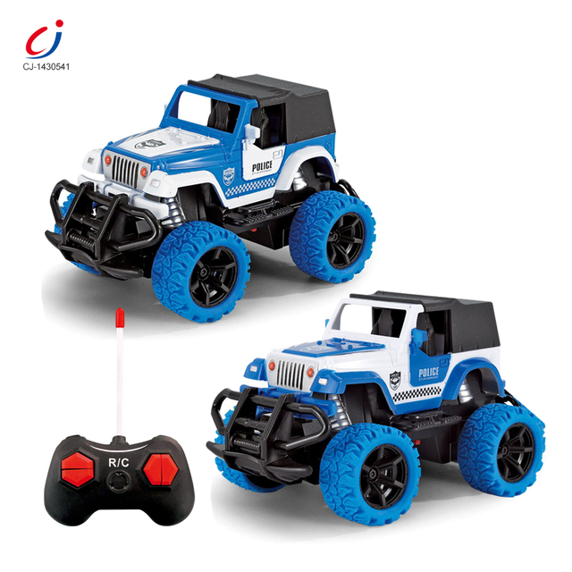 Kids Plastic Scale off Road Racing High Speed Toy Police Truck 1:43 Rc Car