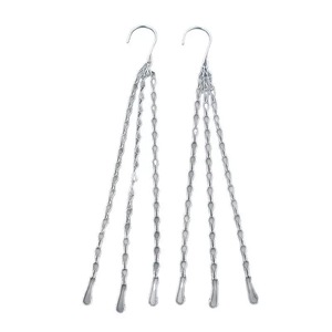 Factory Direct Sale Metal <strong>Hanging</strong> <strong>Chain</strong> Double Hook Design Iron Flower Pot Hanger <strong>Chain</strong> Coconut Fiber <strong>Basket</strong> <strong>Chain</strong> - Product Image 2