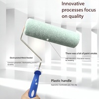 Rouleau de peinture texturé artistique de 9 pouces pour peinture au latex, éponge en plastique, conception sans angles morts, pour créer des textures de qualité supérieure