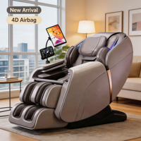 Silla de Masaje L25Max 4D con Suspensión Neumática, Intensidad Ajustable y Bomba de Refuerzo para Alivio Corporal Profesional