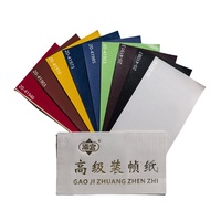 Tissu de papier de reliure écologique d'approvisionnement d'usine matériaux de papier enduit de PVC pour la couverture de reliure et la boîte de bijoux d'emballage