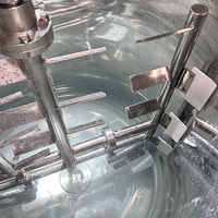 Cuve de mélange cosmétique en acier inoxydable, petit émulsifiant sous vide, homogénéisateur et mélangeur pour la fabrication de mayonnaise et de lotion corporelle de haute qualité