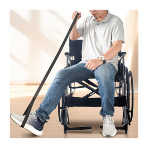 Vente en gros d'aide à la mobilité pour personnes âgées adultes Boucle de pied rigide Poignée de jambe Outil de levage Longue bande Remplacement de la hanche Cornes de chaussure en plastique - Product Image 4