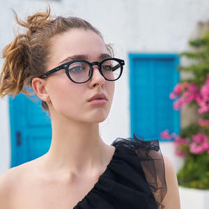 Montures de lunettes œil-de-chat ZS-98092 unisexe en PC, monture complète, verres anti-lumière bleue, origine Taizhou - Product Image 2