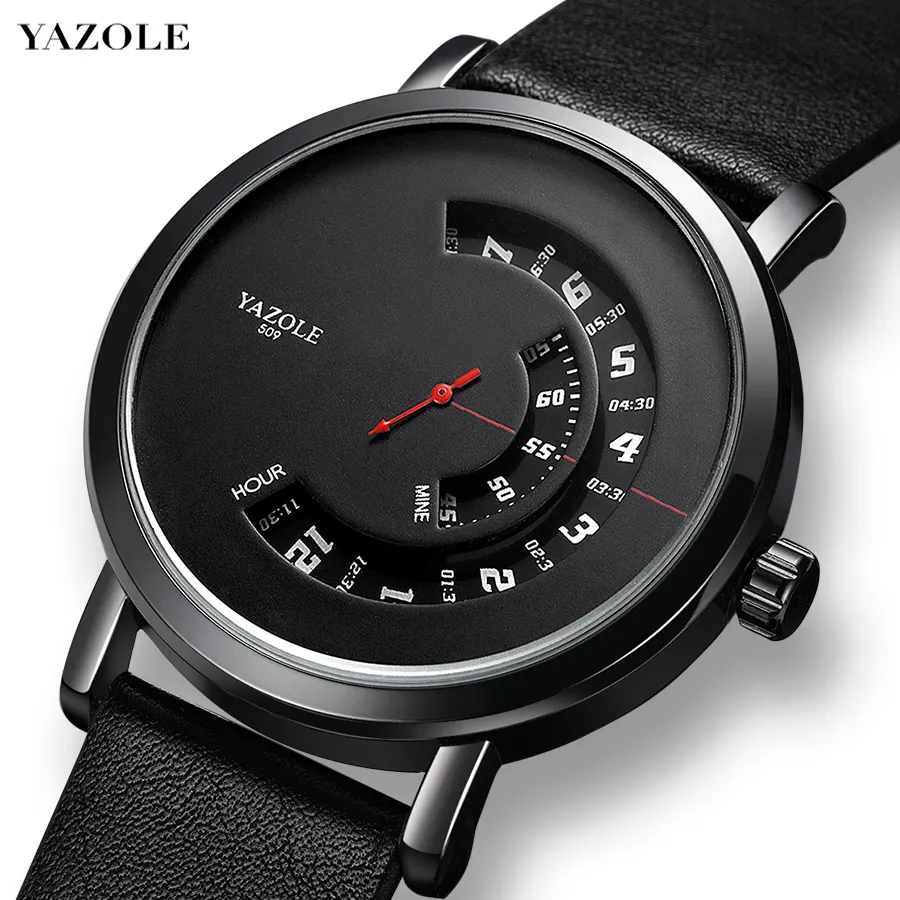 YAZOLE Hollow Design Mens Watches Men Luxury Top Waterproof Quartz Watch Fashion Creativity Men's Unique Watch Relogio Masculino