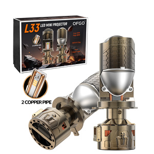 Redsea Sáng L33 Xe Chiếu H4 160W 30000lm Mini Laser Ống Kính Máy Chiếu 6000K Mini Ống Kính Máy Chiếu Đèn Cho Xe Máy - Product Image 1