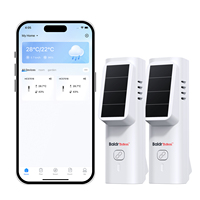 Moniteur de température et d'humidité sans fil BaldrTherm, contrôle par application domotique, alimenté par batterie, alertes en temps réel, portée de 262 pieds, congélateur