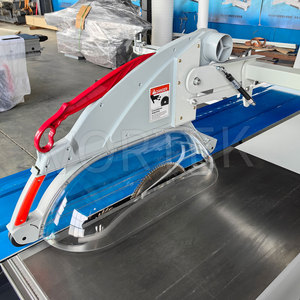 Scie à panneaux à table coulissante automatique de précision MJ3200 Machine à découper le bois à 45 degrés Moteur à noyau de style horizontal pour le travail du bois - Product Image 4