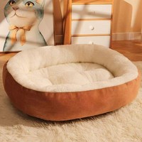 Sofá cama impermeable de felpa grande de muestra gratis para cama ortopédica de perro humano cama de lujo para perros