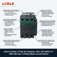 Contacteur magnétique LCELE LC1D09 LC1D12 LC1D18 LC1D25 LC1D32 LC1D38 LC1D40 LC1D50 LC1D65 LC1D80 LC1D95 Contacteur de haute qualité