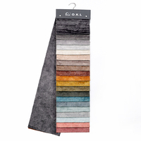 OKL25108 tissu de canapé doux classique, vintage égyptien moderne, velours mat uni, polyester pour la maison