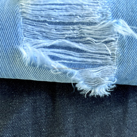 Tissu en denim 100 coton 8oz Indigo Denim brut en gros pour jeans et vestes Tissu en denim de mode de haute qualité F407C