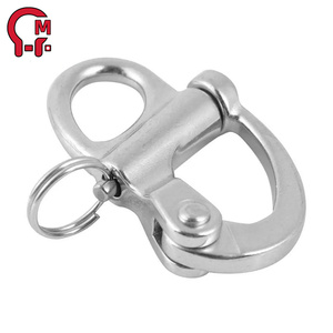 <span class=keywords><strong>Manille</strong></span> pivotante HLM certifiée ISO haute résistance pour équipement de plongée et assemblage d'équipement de camping - Product Image 1