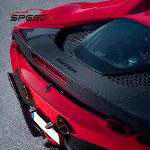 Alerón de carbono para Ferrari SF90 Upgrade Assetto <span class=keywords><strong>Fiorano</strong></span> Style SF90 AF Kit de cuerpo de fibra de carbono Alerón trasero - Product Image 2