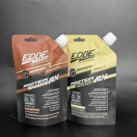 Sachets souples personnalisés à bec verseur en aluminium pour cosmétiques, 10ml, 20ml, 30ml, 50ml