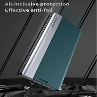 Étui à clapet avec fenêtre coulissante 2023 pour Xiaomi Poco X5 Pro, béquille magnétique, étui de téléphone portable pour Redmi Note 12 Pro Plus 12C 12T