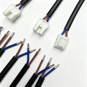 Câble d'alimentation personnalisé à 2 broches de type JST VAR, assemblage de câbles, fil plat bleu et marron de 0,75 mm² pour l'alimentation des consoles de jeu - Product Image 2
