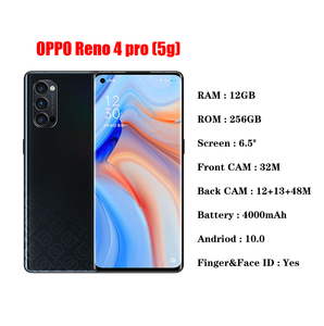 Commercio all'ingrosso <span class=keywords><strong>oppo</strong></span> <span class=keywords><strong>Reno</strong></span> <span class=keywords><strong>4</strong></span> Pro 12 + 256GB Dual Card 5G LTE grande schermo telefono usato in vendita telefono cellulare di seconda mano - Product Image 2