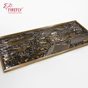 Custom <strong>Outdoor</strong> Photo Relief Embossed 3D Brass <strong>Plaque</strong> Cast Bronze <strong>Memorial</strong> <strong>Plaque</strong> - Product Image 2