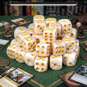 Vente en gros de dés à six faces en acrylique de 16 mm D6 à coins arrondis pour jeux de société, jeux de rôle, soirées KTV, en vrac - Product Image 4